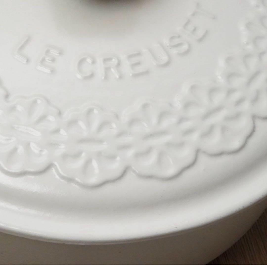 【美品】LE CREUSET　シグニチャーココット ロンド コットン　20cm