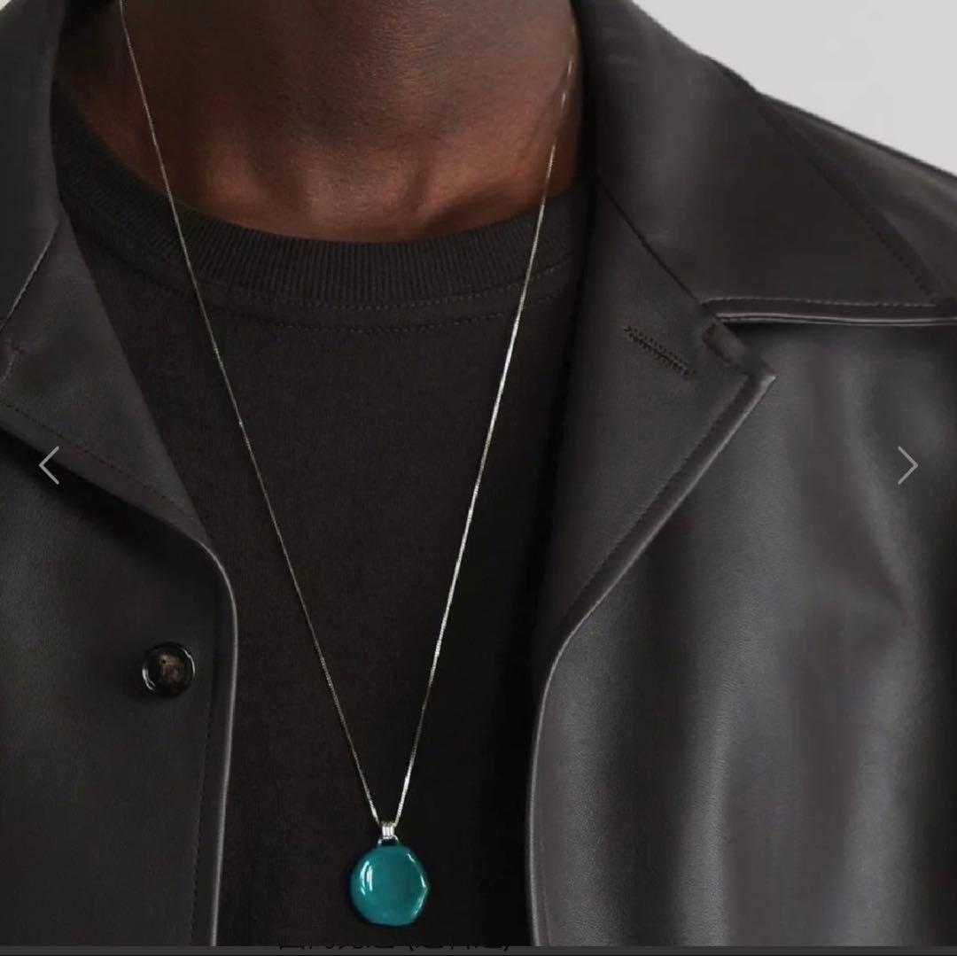 ボッテガヴェネタ ネックレスSV925 シーリングワックス風 ロングネックレス