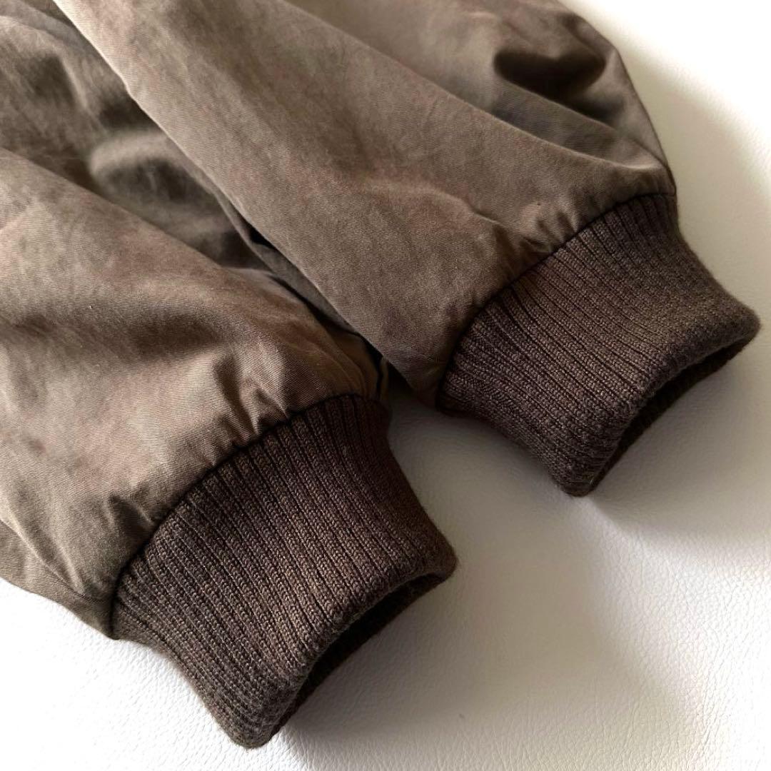 極美品 超人気♪ ミズイロインド バックボアコート ゆったり ダークベージュ