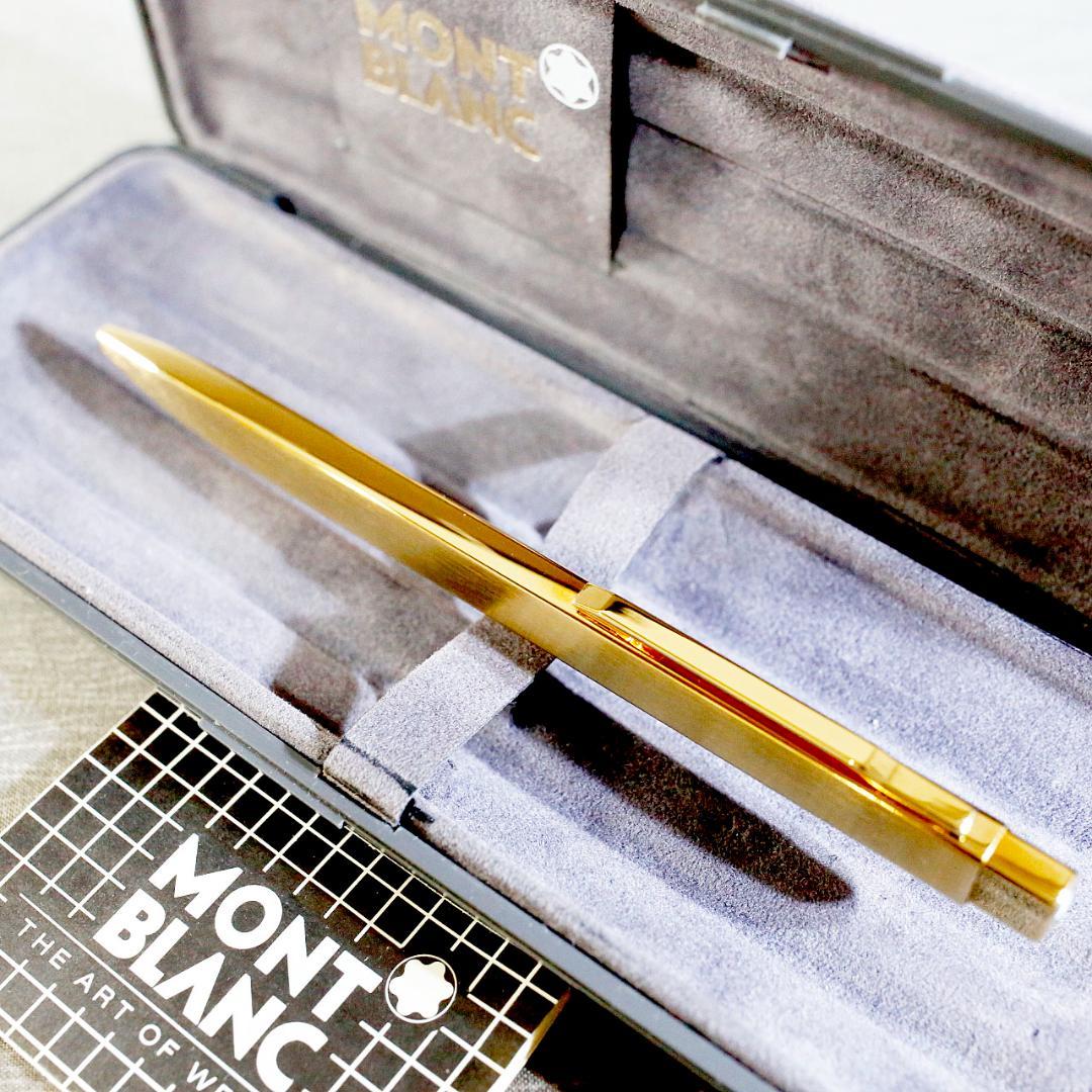【レア 美品】モンブラン ボールペン レオナルド チタン ゴールド