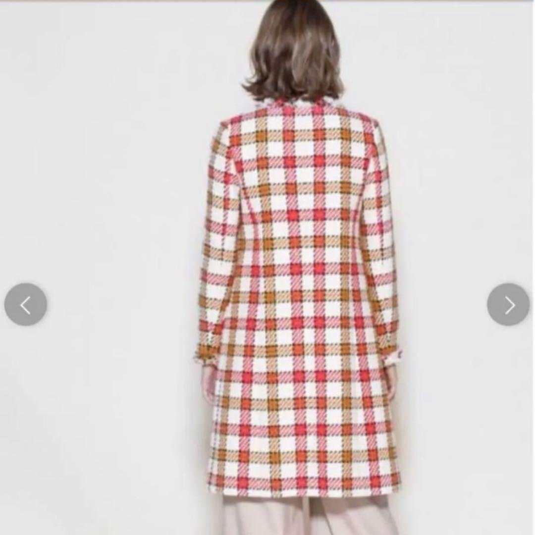 ☆専用☆グレースコンチネンタル チェックツイードコート 38