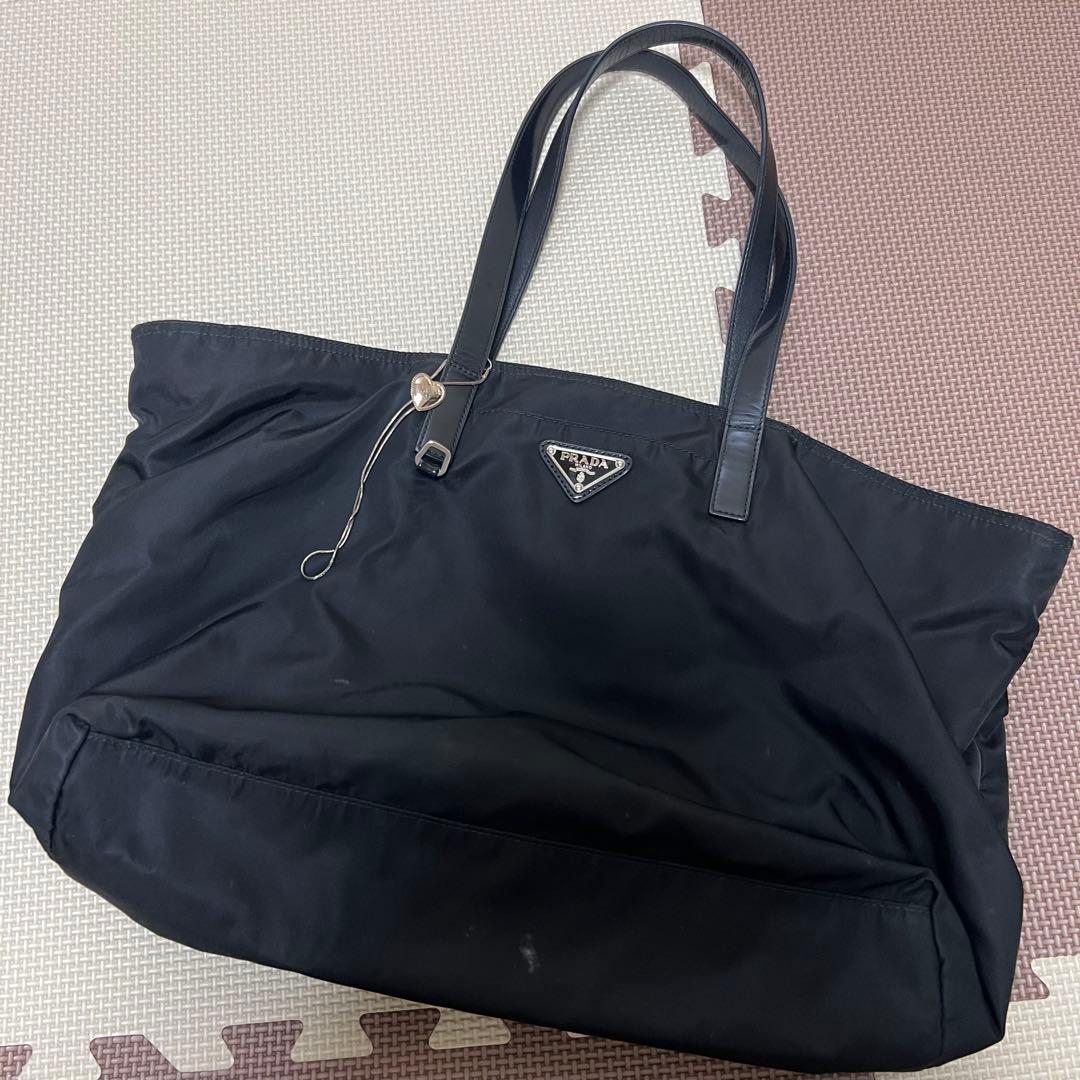 【りんりんまま。】PRADA プラダ ナイロン トートバッグ 三角ロゴ