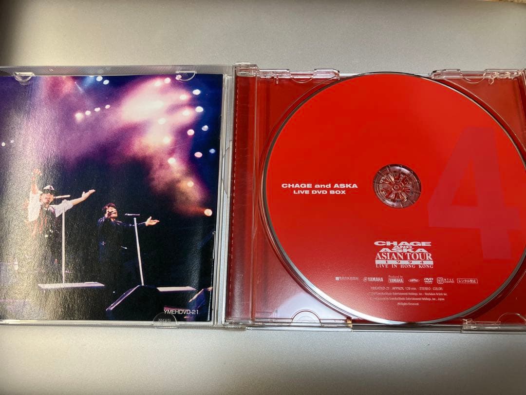 レア！CHAGE&ASKA LIVE IN HONG KONG DVD BOX4
