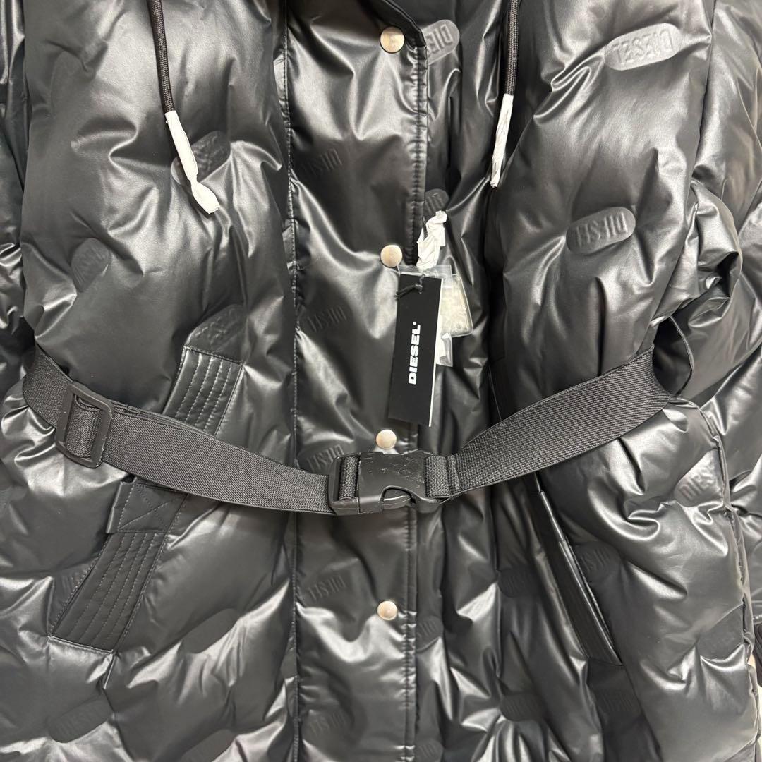 新品未使用 DIESEL ディーゼル ロング丈 ダウンジャケット M