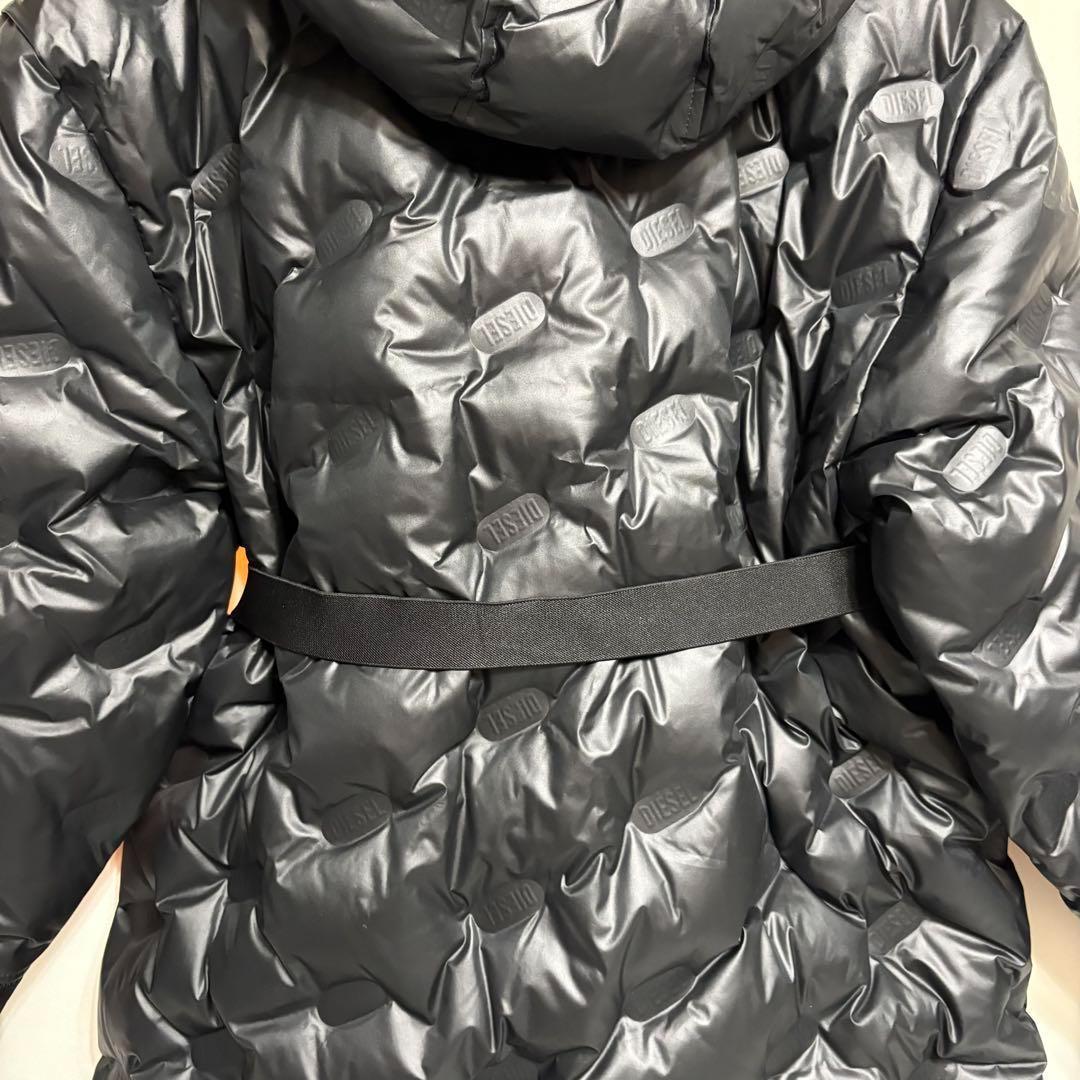 新品未使用 DIESEL ディーゼル ロング丈 ダウンジャケット M