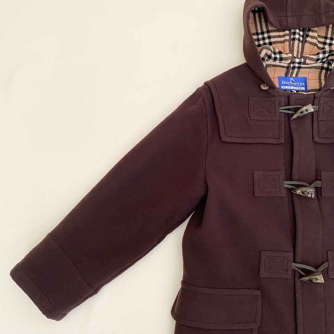 【美品】バーバリーブルーレーベル　ダッフルコート　トグルボタン　ロング丈　38