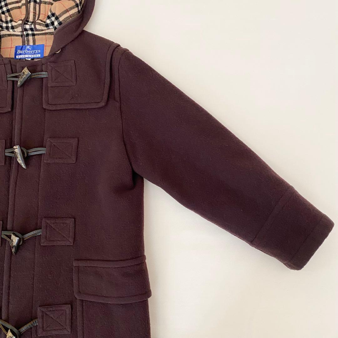 【美品】バーバリーブルーレーベル　ダッフルコート　トグルボタン　ロング丈　38