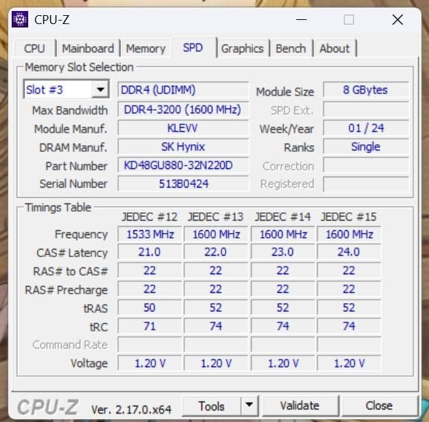 DDR4-3200 PC4-25600 CAS-22 32GB 4枚セット
