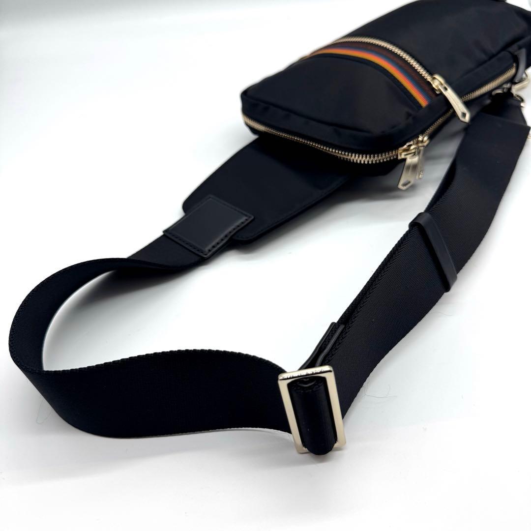 未使用　Paul Smith ポールスミス ボディバッグ マルチストライプ