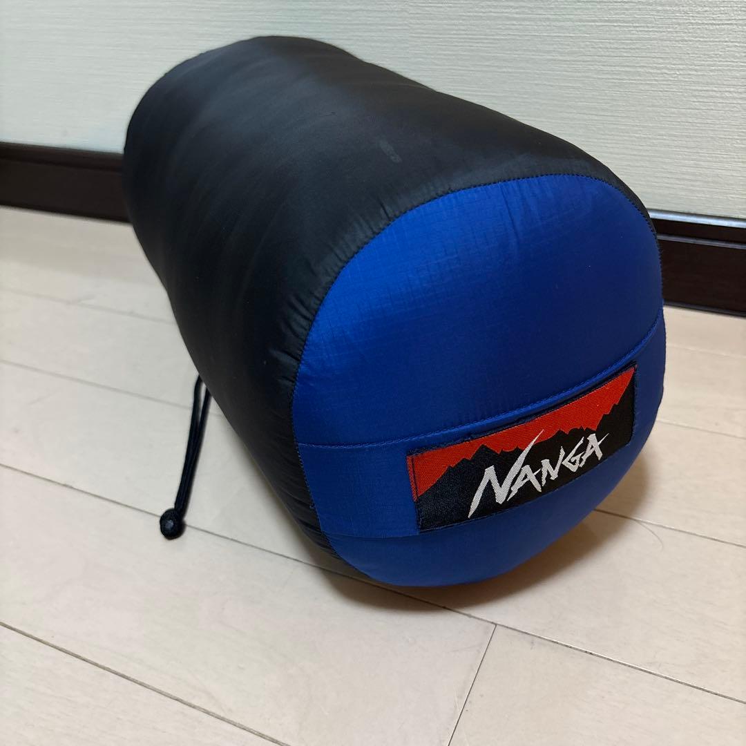 NANGAオーロラテックス　ダウンシュラフ450DX 寝袋　ブルー