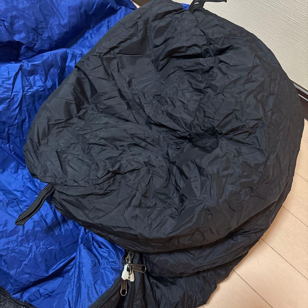 NANGAオーロラテックス　ダウンシュラフ450DX 寝袋　ブルー