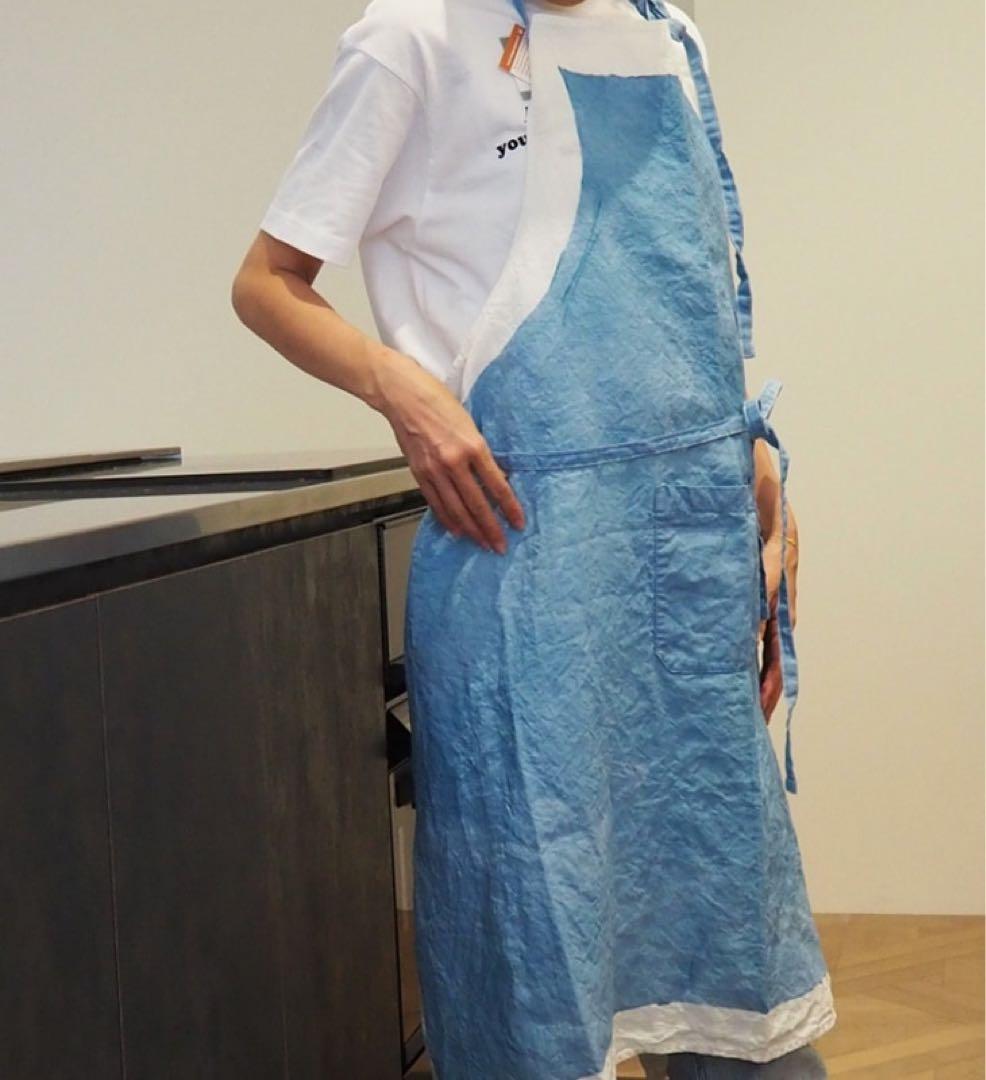 ベルトッツィ　BERTOZZI 手刷り　エプロン ピエノ　イタリア