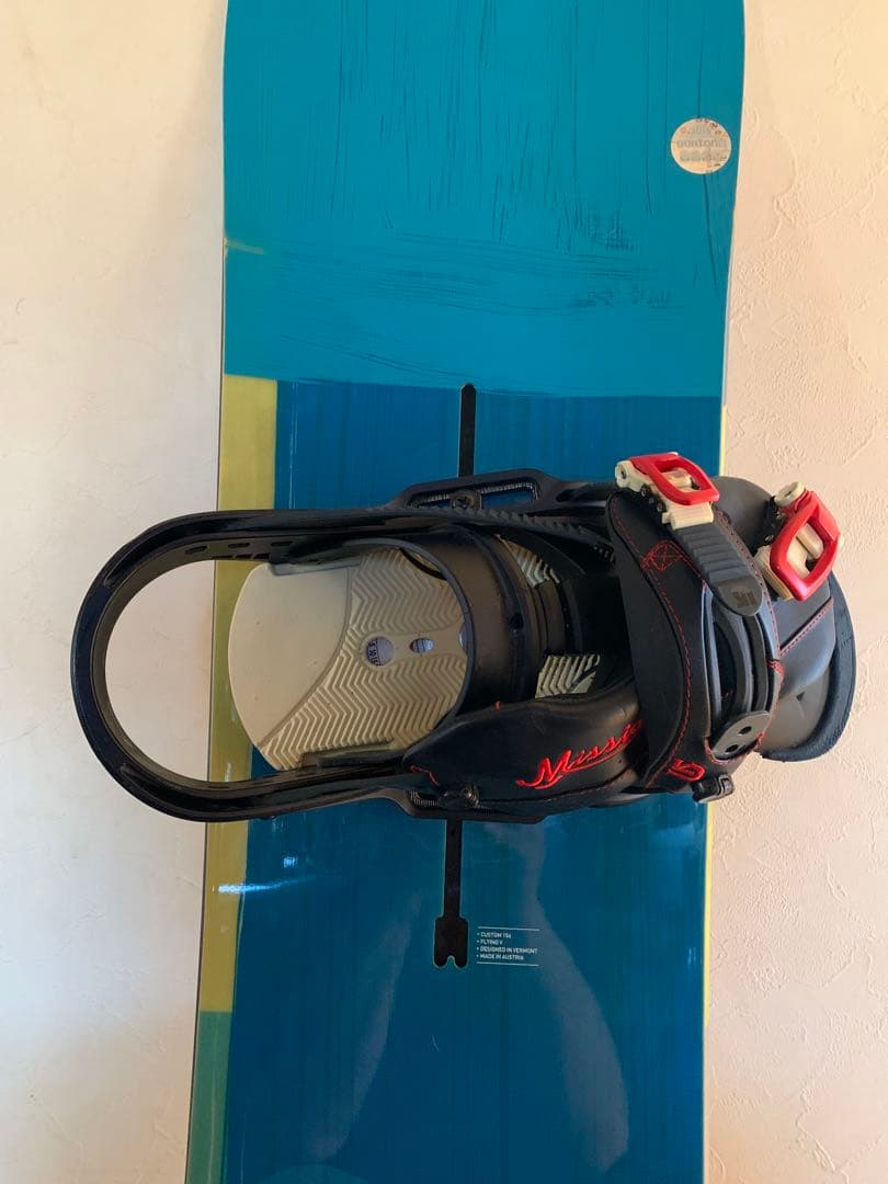 BURTON CUSTOM 156 ミッションビンディング付き