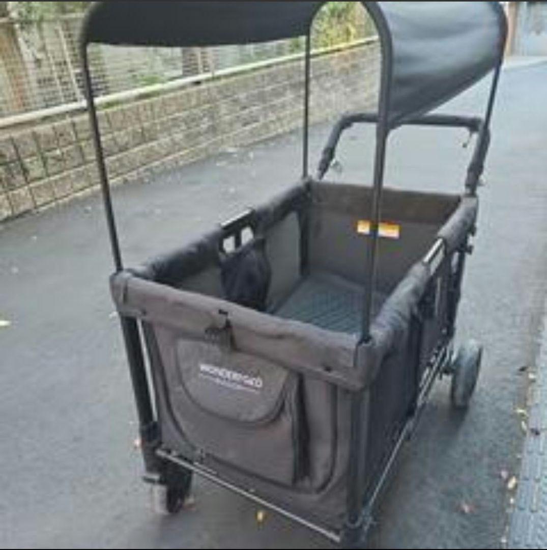 4人乗りワゴンWONDERFOLD WAGON ブラック