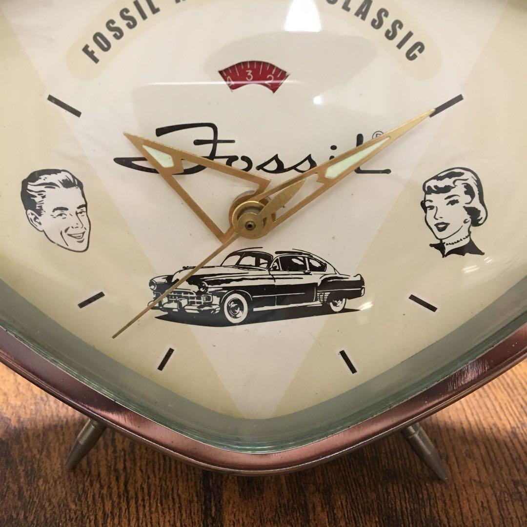 希少　FOSSIL  AMERICAN  CLASSIC      目覚まし時計