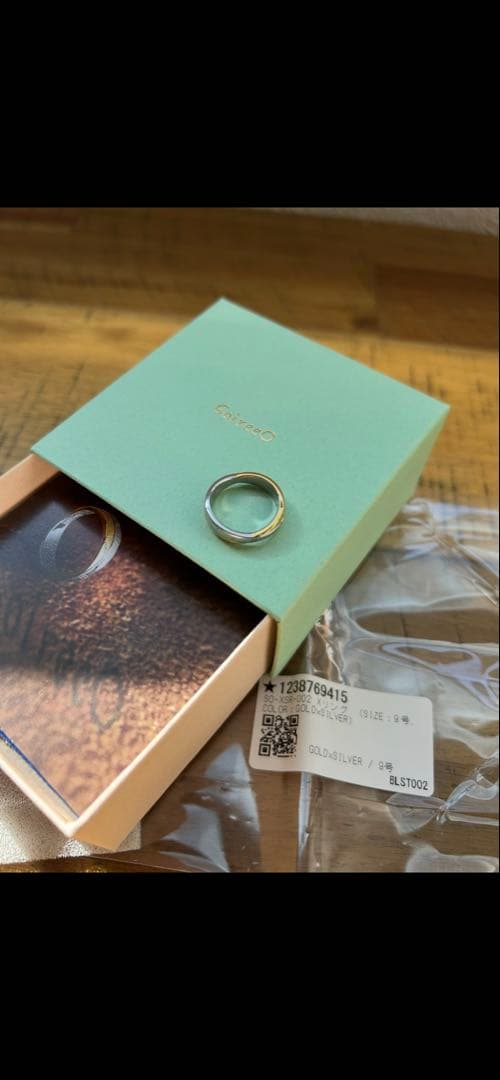 ⭐︎新品未使用品⭐︎ SoireeO X リングGOLD×SILVER 9号