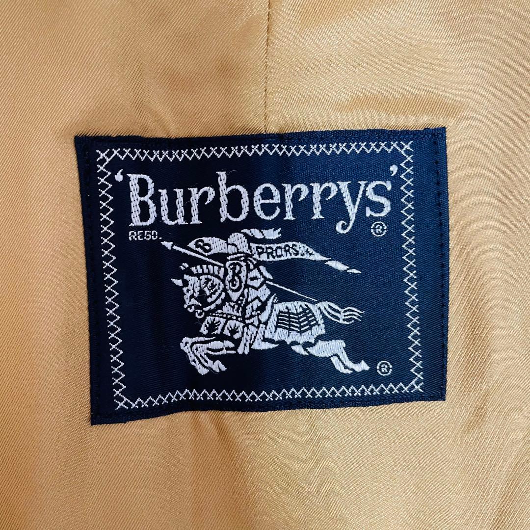 希少★Burberryバーバリー　ノバチェック裏地 付きトレンチコート L