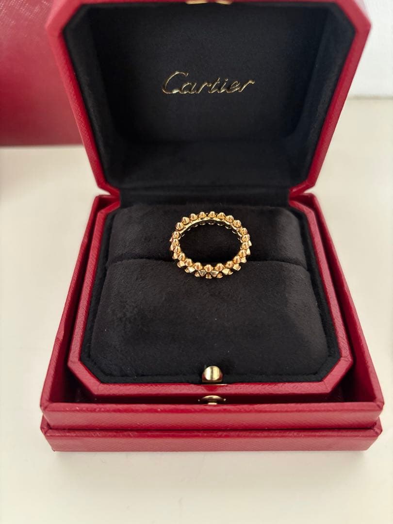 Cartier クラッシュ ドゥ カルティエ リング スモール PG 52サイズ