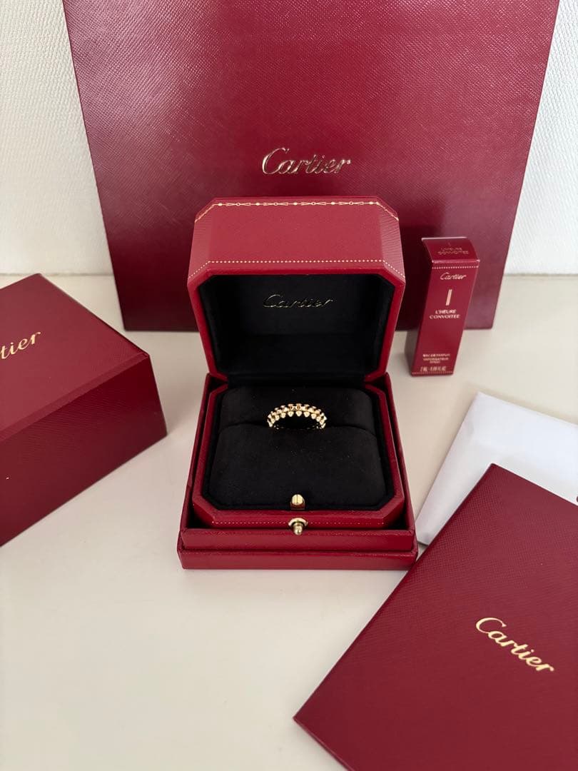 Cartier クラッシュ ドゥ カルティエ リング スモール PG 52サイズ