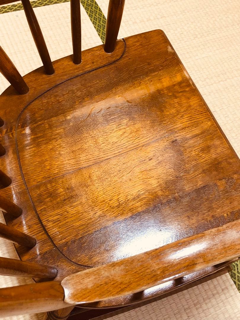 柏木工のロッキングチェア 古いです キズ スレありますが艶と味あります