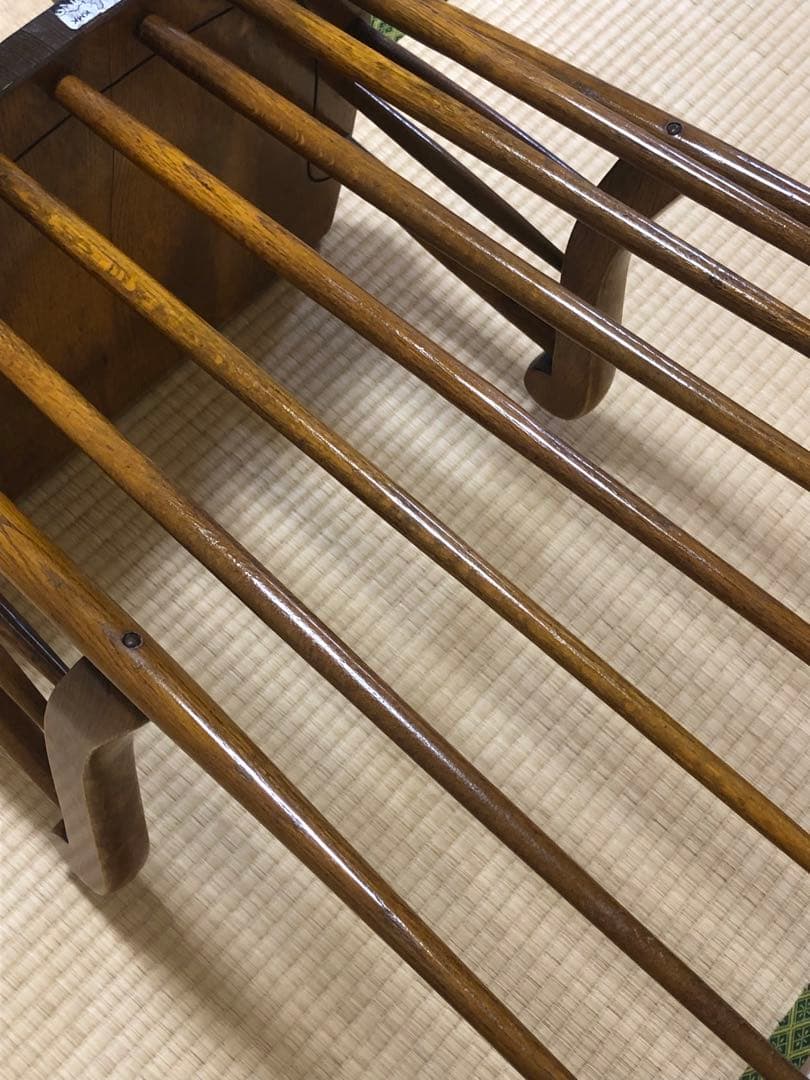 柏木工のロッキングチェア 古いです キズ スレありますが艶と味あります