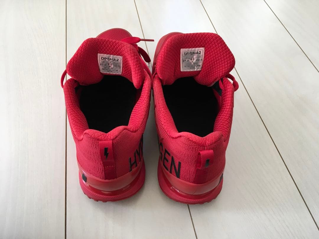 プリンスHYDROGEN テニスシューズ レッド スカルデザイン