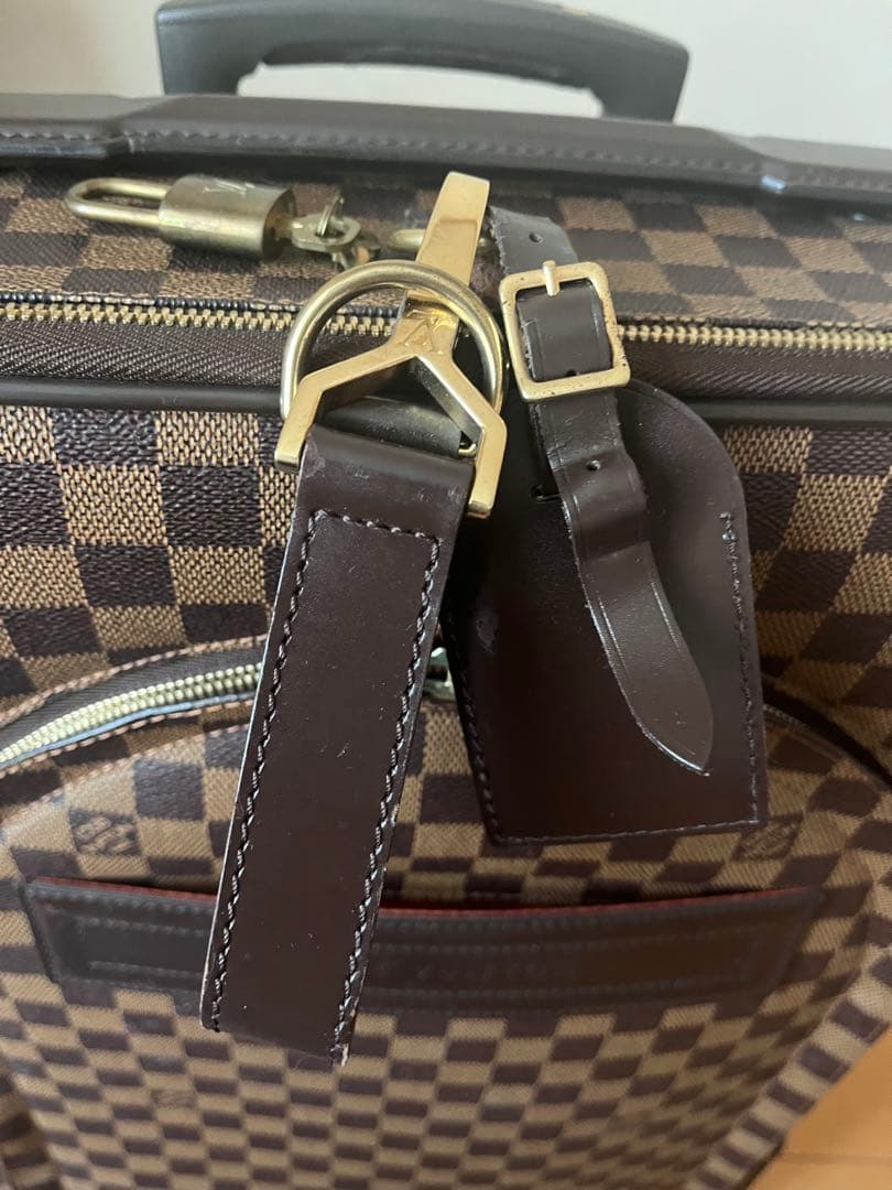 なみ 美品　ルイヴィトン　ダミエ　 ペガス55 キャリーバッグ