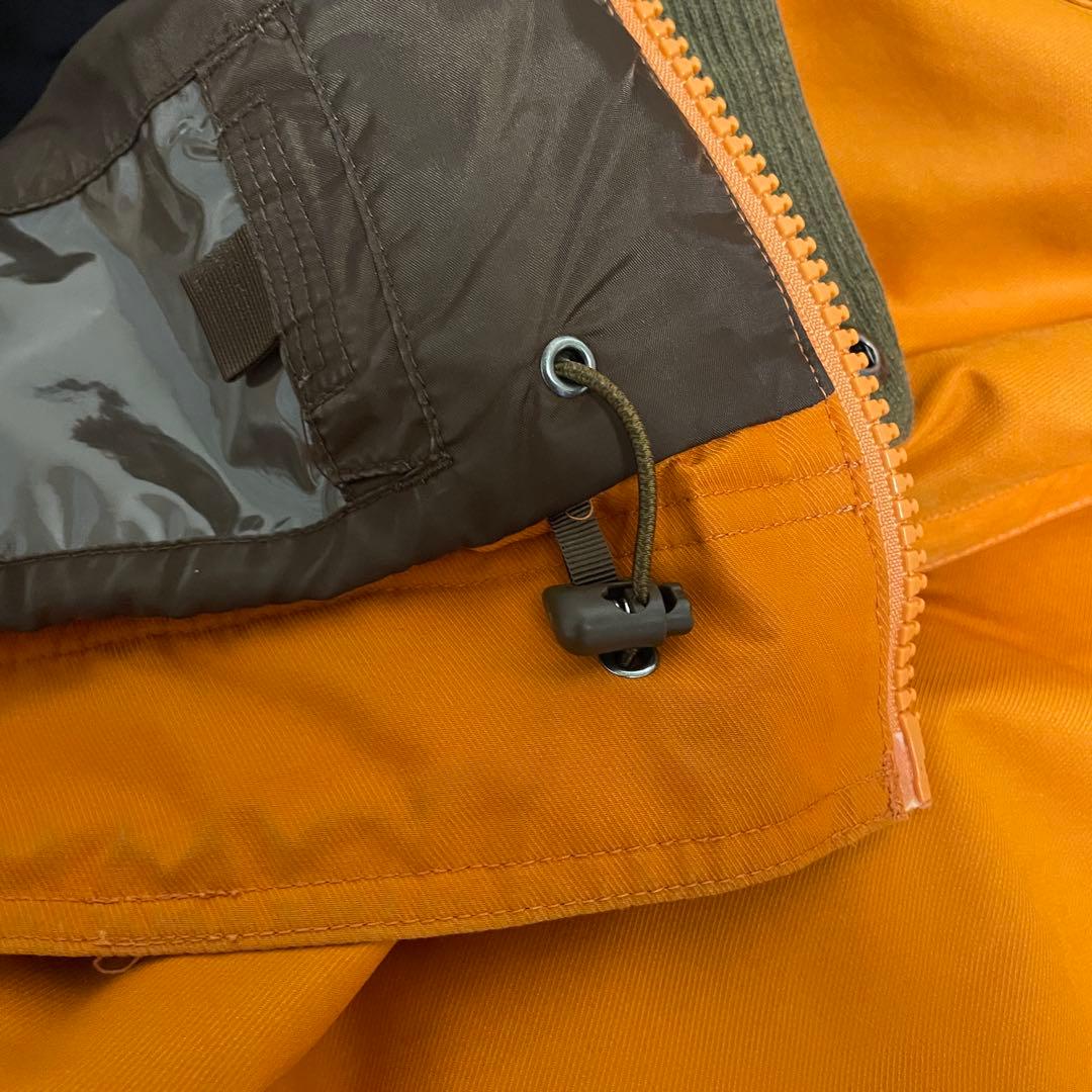 Burtonバートンスキーウェアスノーボードジャケットパーカーフード付きオレンジ