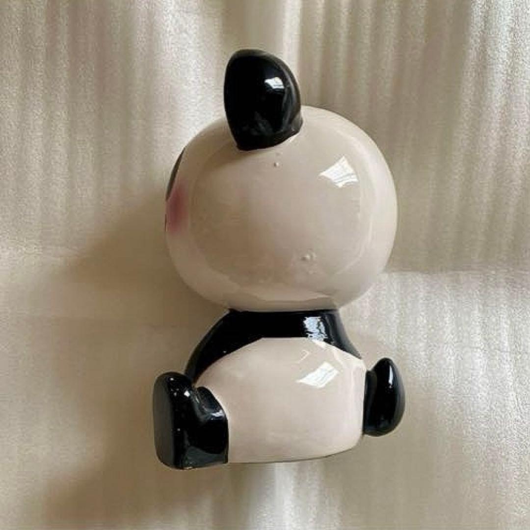 昭和レトロポップ 内藤ルネ　ハートのパンダ　貯金箱