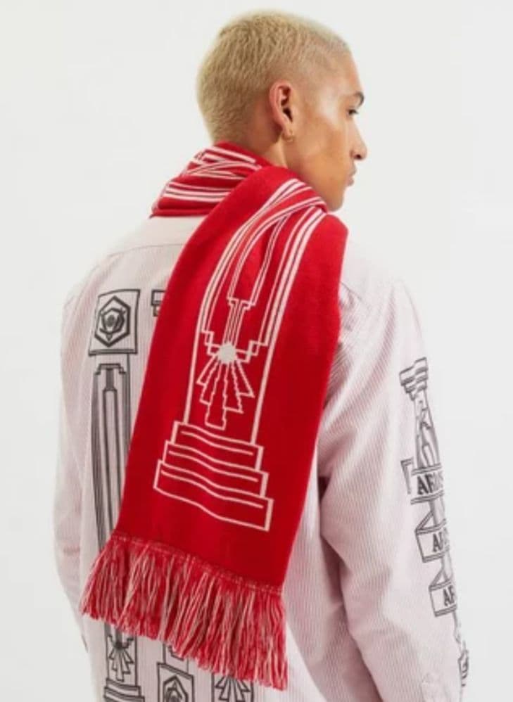 【新品】arsenal aries column logo scarf