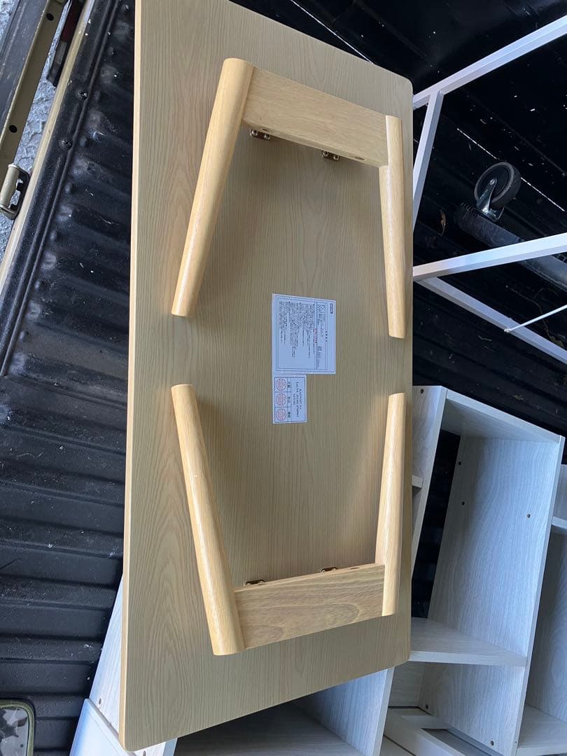 美品⭐︎ライトベージュ 木製 ローテーブル