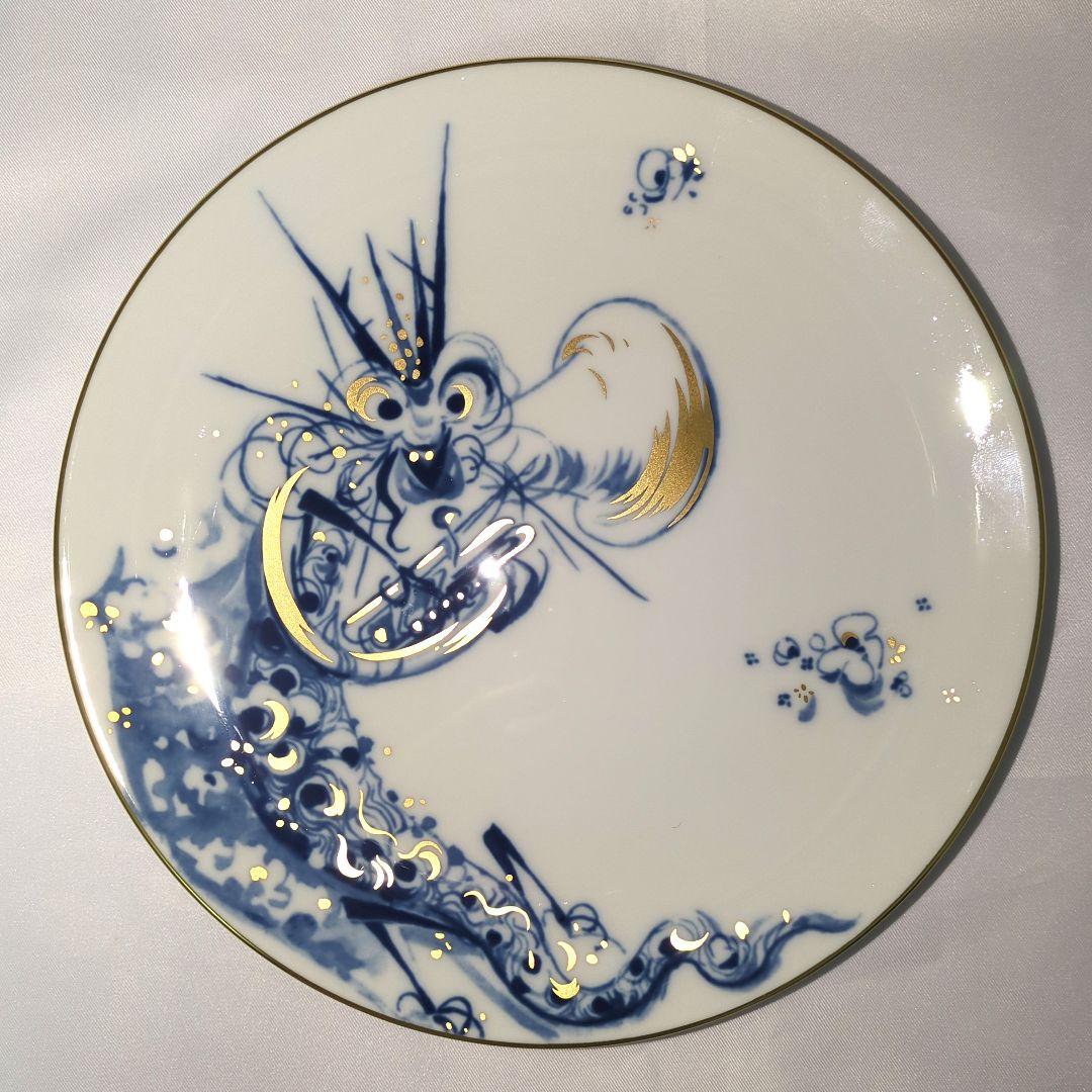 Meissen 2000年 マイセン干支プレート チューバを吹く陽気なドラゴン