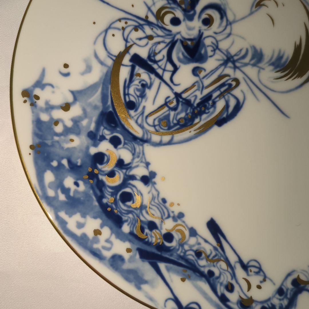 Meissen 2000年 マイセン干支プレート チューバを吹く陽気なドラゴン