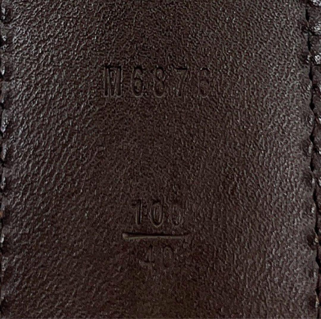 LOUIS VUITTON ダミエ サンチュール LVイニシャル サイズ100