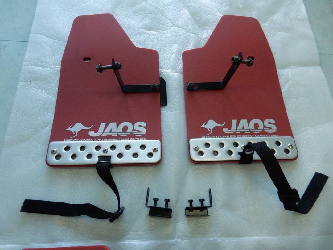 JAOS ジャオス マッドガード マッドフラップ 赤 JB23 ジムニー 泥除け