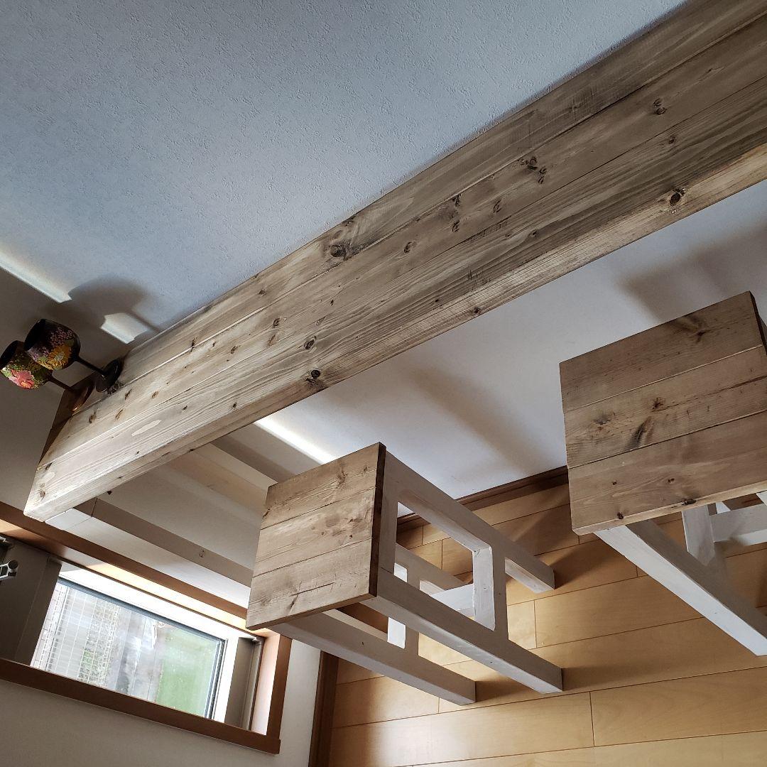 180✕27 カントリー風　ジャコビーンアンティークテーブル