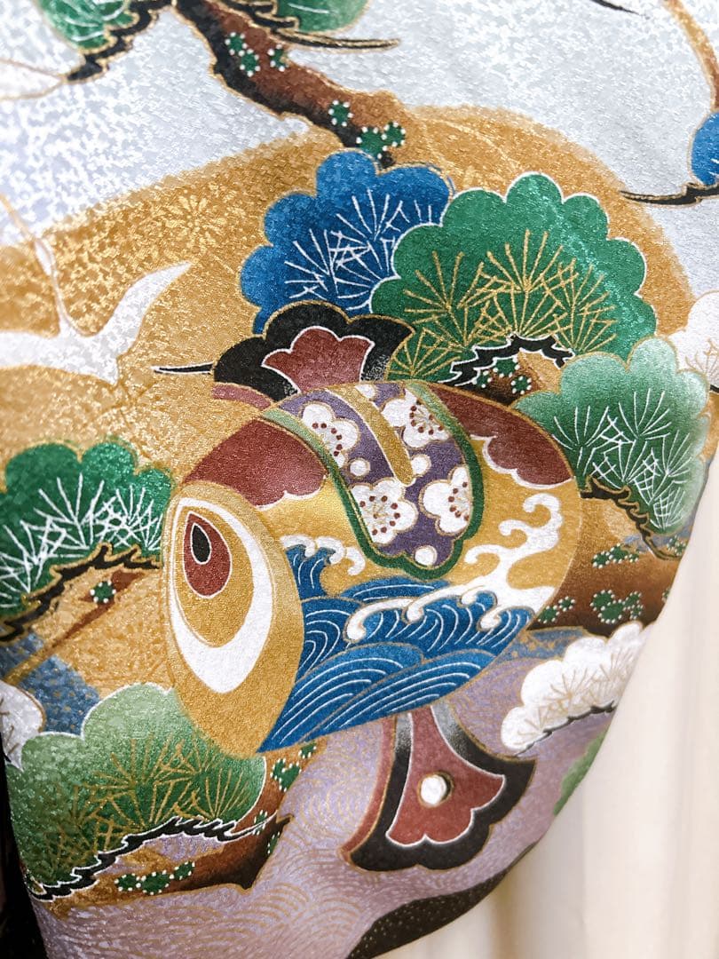 【専用出品】希少カラー♡七五三　5歳　男の子　フルセット　一式　紫　刺繍　鷹