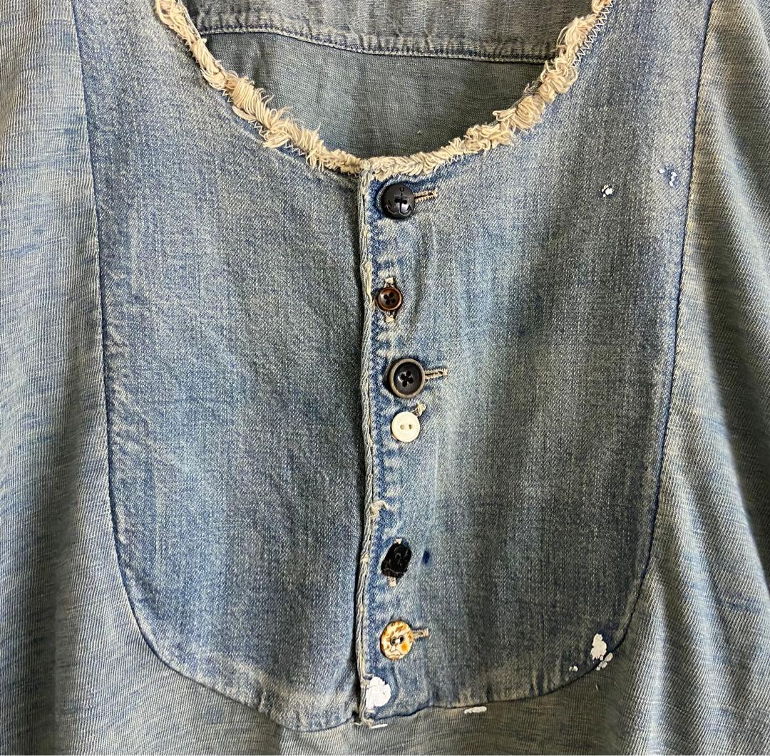 KAPITAL キャピタル ヴィンテージ加工 IDG カットソー ロンT