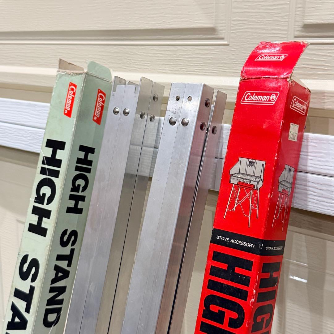 【美品】コールマン　ハイスタンド　2セット　箱付き　ヴィンテージ