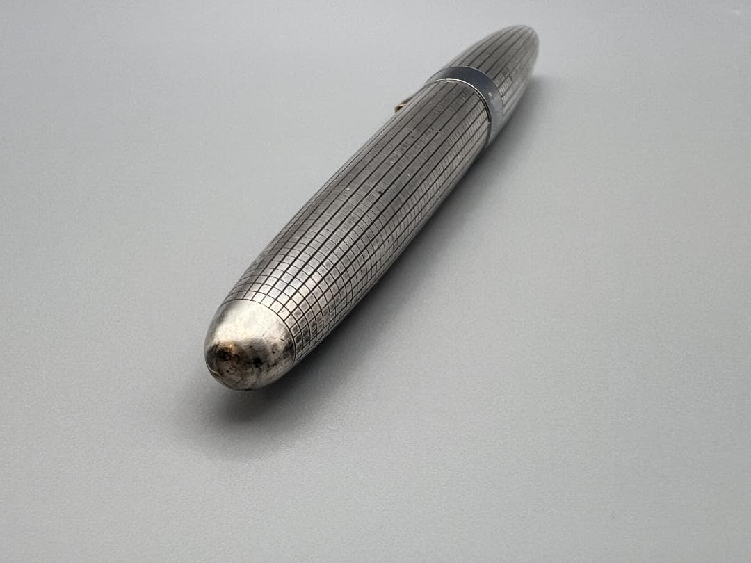 【海】パイロット スターリングシルバー 万年筆 大型ペン先/18K-750