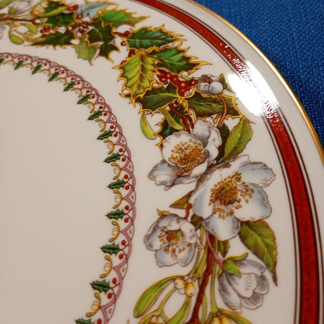 スポード　クリスマスローズ　ガトープレート　28cm　新品未使用