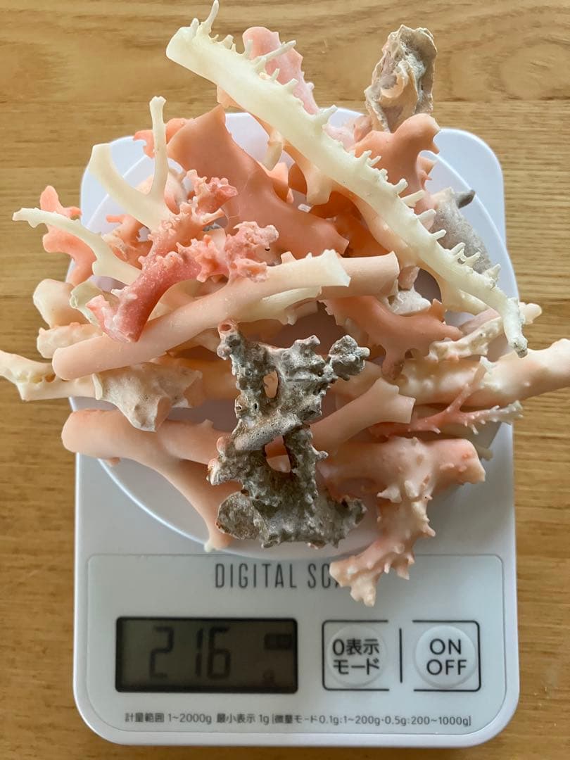 珊瑚　白珊瑚　桃色珊瑚　セット216g 素材　ハンドメイド