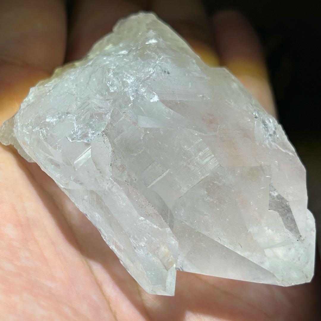 ☆別格高級品！福徳龍神秘宝②！マニカラン　トライゴニック　水晶　原石　クラスター