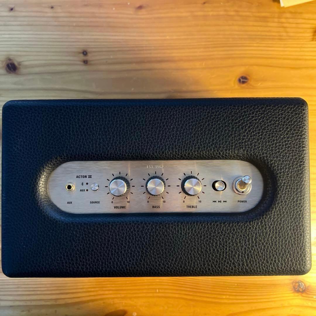 Marshall acton3 ワイヤレススピーカー ブラック