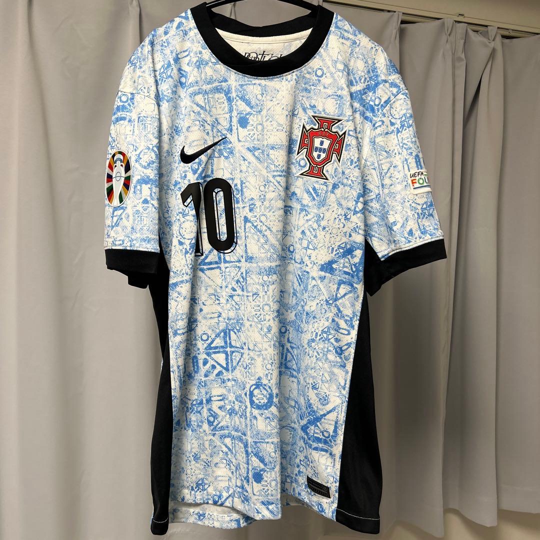 ナイキ　ポルトガル代表　アウェイ　ベルナルドシウバ　ユーロ2024フルパッチ