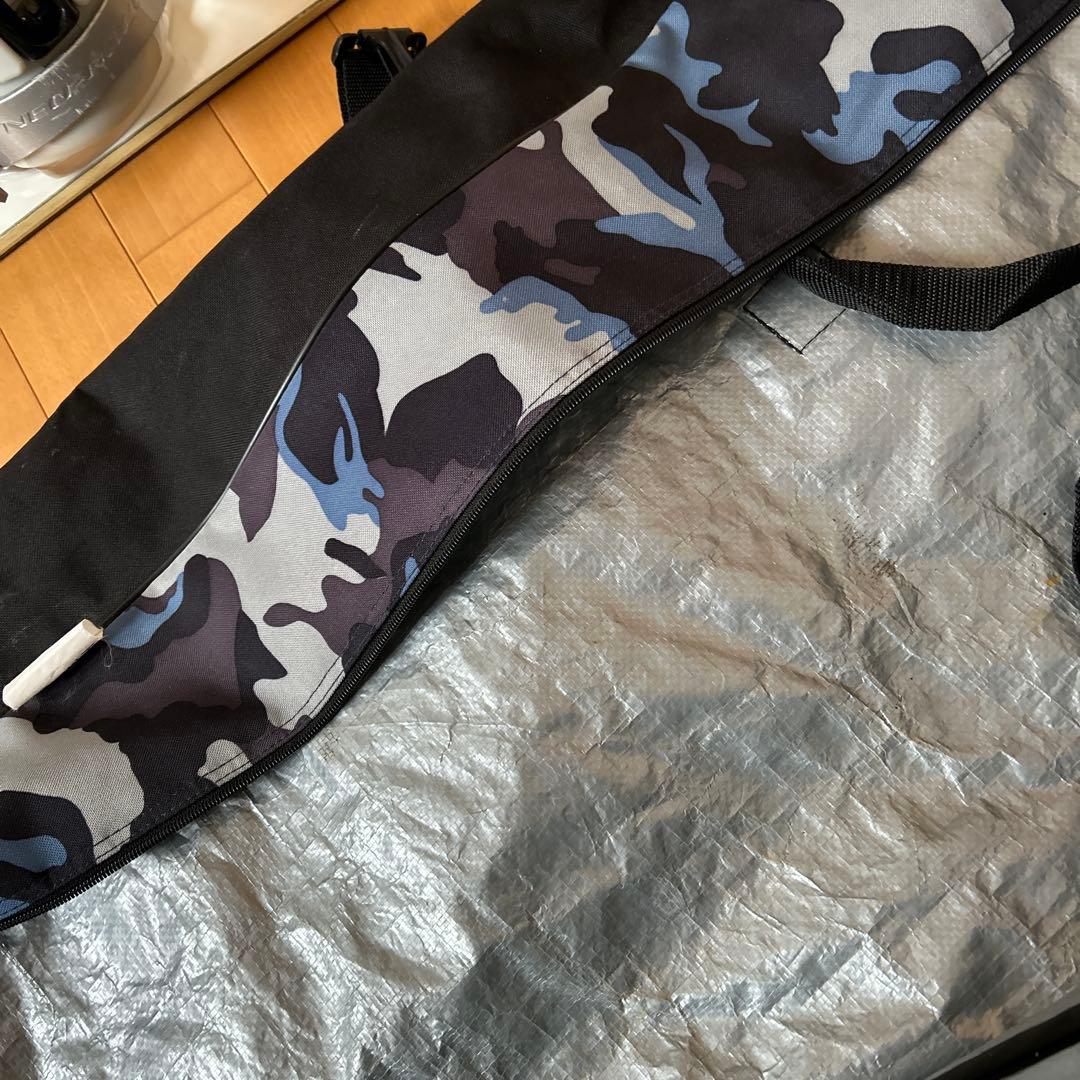 スノーボードビンディング ホワイト/ブラックケース付石原工務店