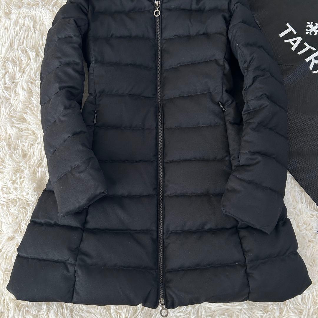 22AW タトラス LAVIANA ダウンコート ブラック ウール 黒 01 S