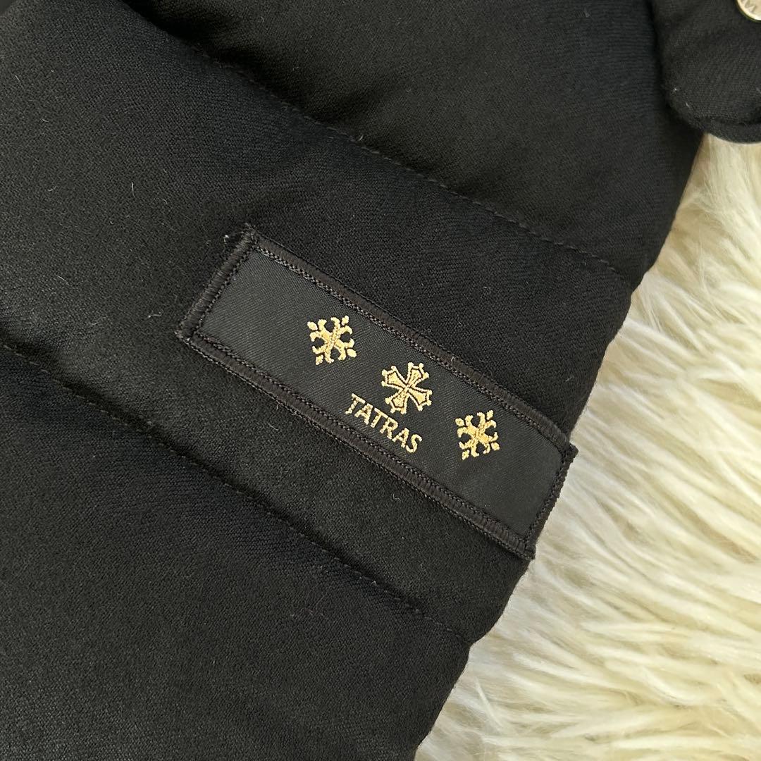 22AW タトラス LAVIANA ダウンコート ブラック ウール 黒 01 S