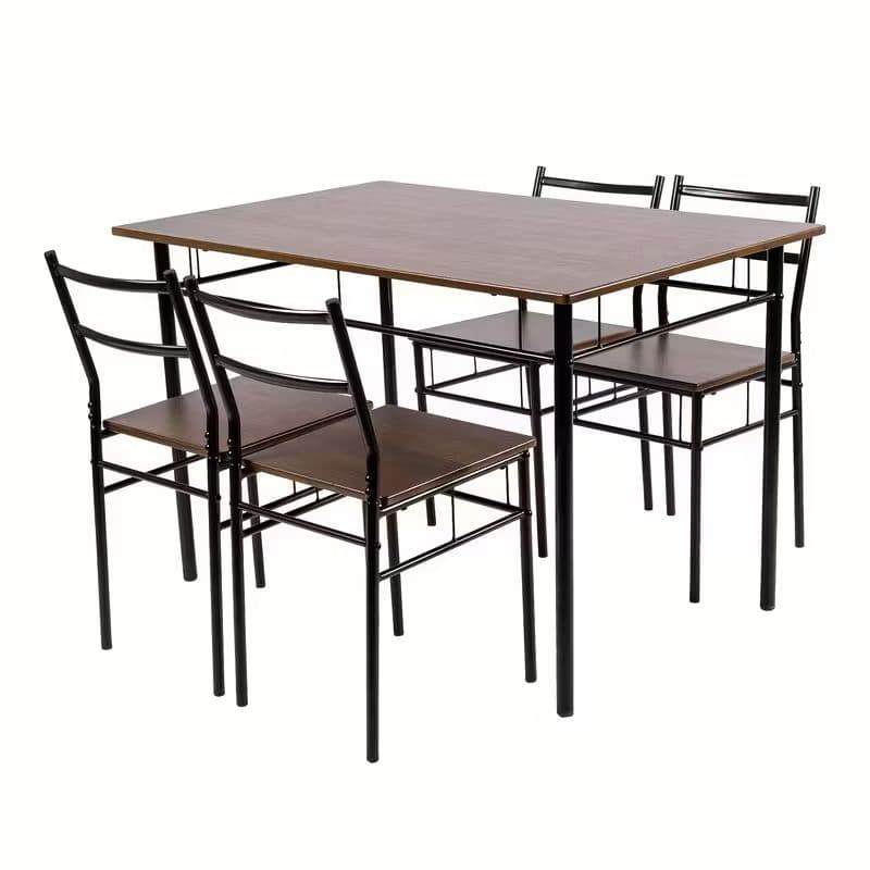 ダイニングテーブルセット ダークブラウン