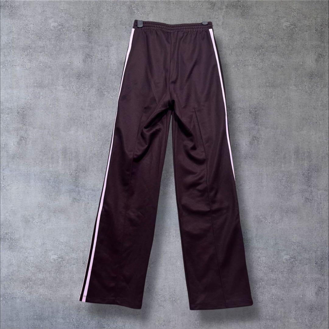☆人気　adidas ジャージ　トラックパンツ　ブラウン×ピンク　XS